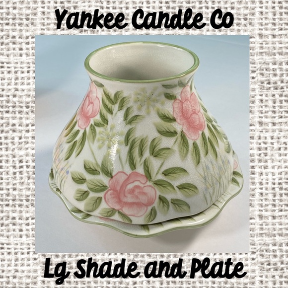 Yankee Candle Co. Large Jar Shade and Plate - Picture 1 of 8